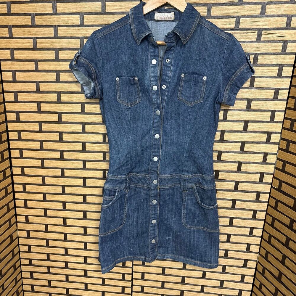 Personal Identity Denim Shirt Dress‎ Size Small